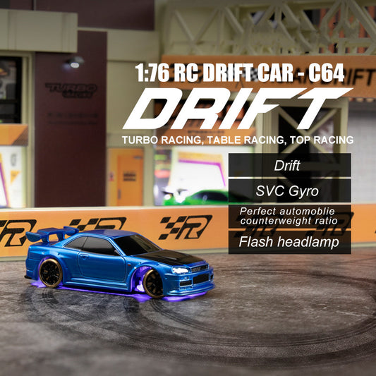 Turbo Drift King: Miniature Gyro RC Drift Car
