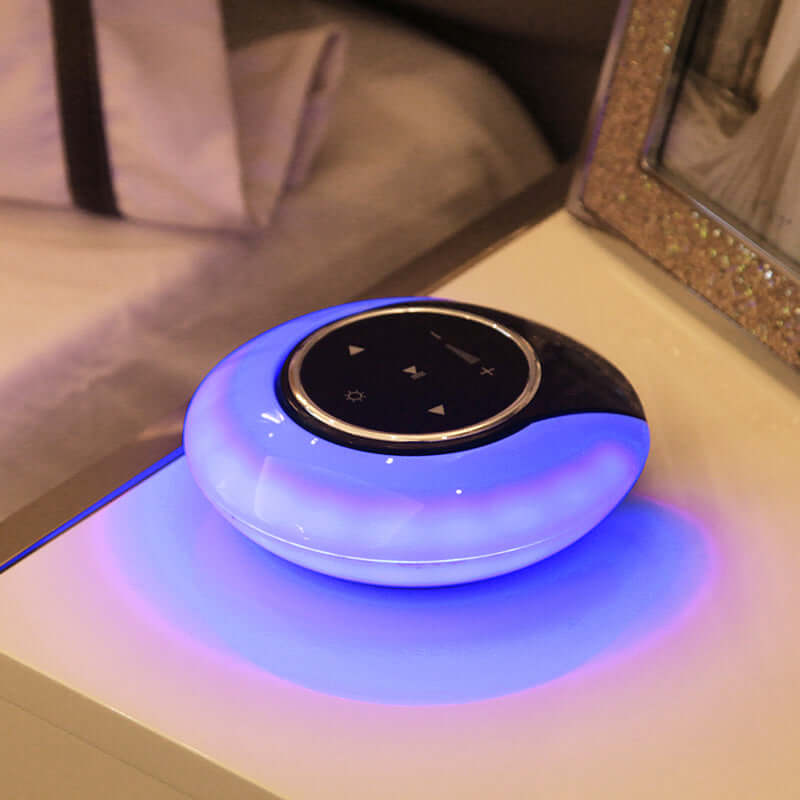 Bluetooth LED Desk Lamp & Speaker Blue