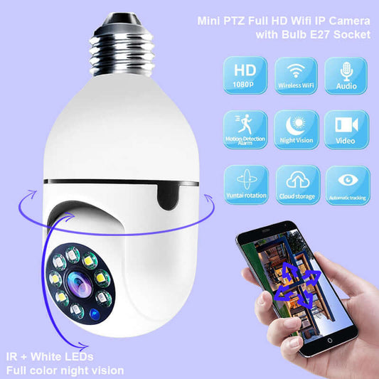 Best gadget 360° Smart Surveillance Bulb Camera with Full HD